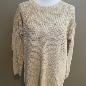 I. Crew Linen Beach Sweater, Small